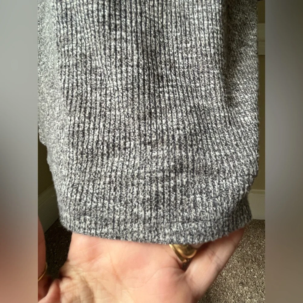 MADEWELL Gray Knit Mock Neck XS - Picture 6 of 7